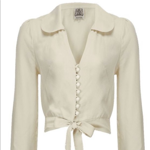 Seamstress of Bloomsbury Tops - NWT Seamstress of Bloomsbury Clarice Blouse in Cream
